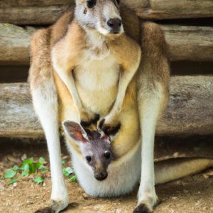 Kangaroo pouch.